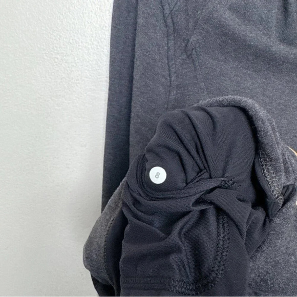 Lululemon Womens 8 Coast Wrap Heathered Black - Picture 16 of 16